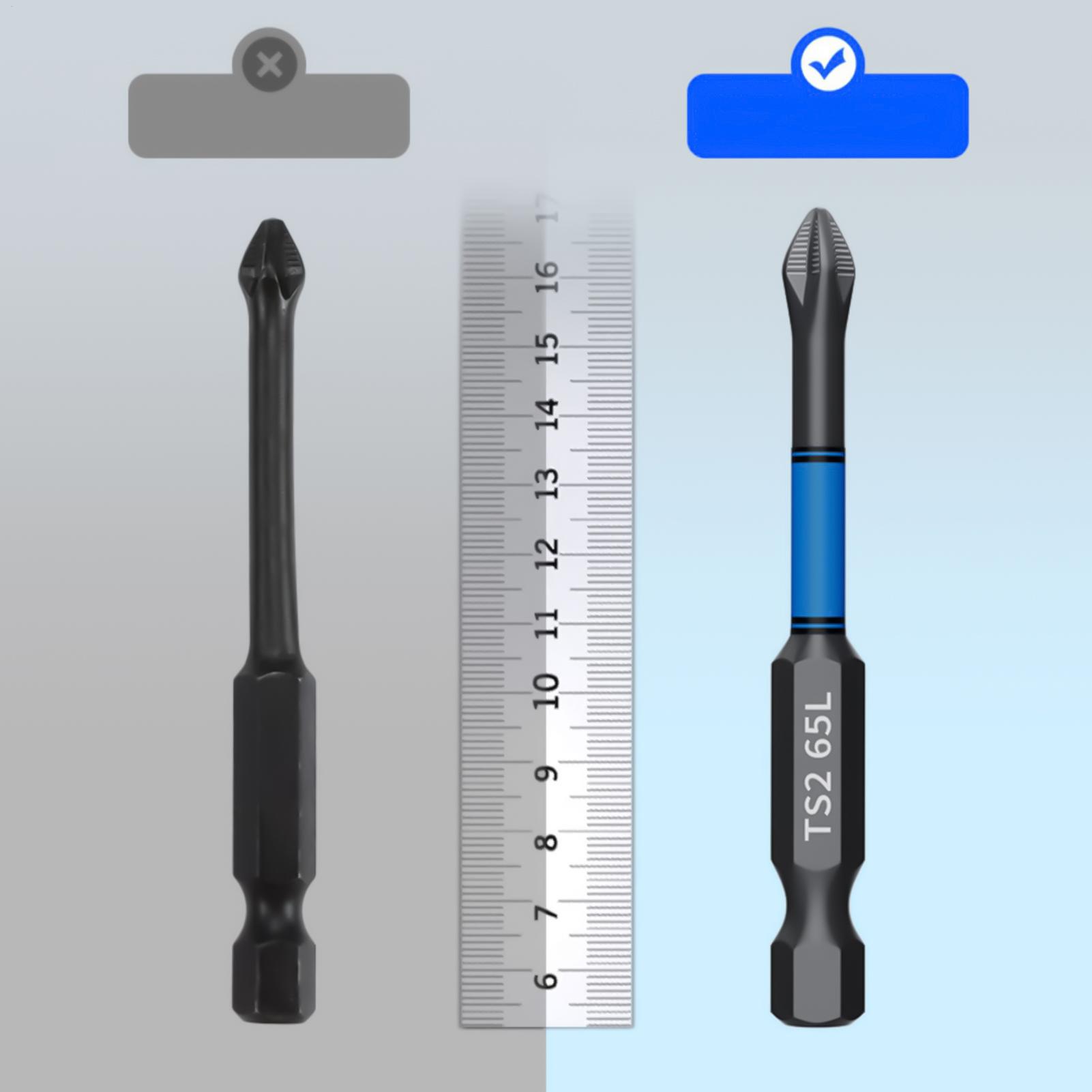 Screwdriver Set - Drill Screwdriver Bit Set 6-Piece Magnetic