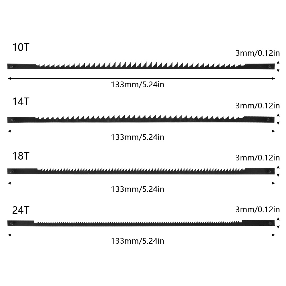 Carbon Steel Scroll Saw Blade  - Hacksaw 评论和价格