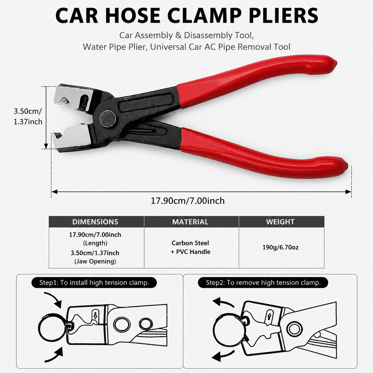 Car Hose Clamp Pliers, Water P - Pliers 评论和价格