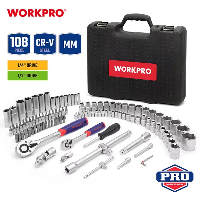 108pcs Professional Mechanics  - Wrench Set 评论和价格
