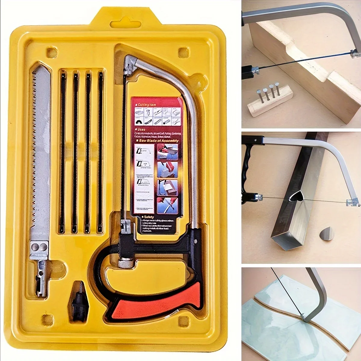 Hacksaw Set, 12 inch Steel Saw - Hacksaw 评论和价格